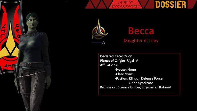 Becca Dossier