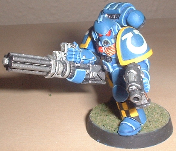 Converted Space Marine with Autocannon
