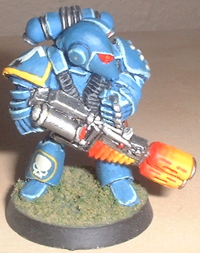 Old Space Marine with Multi Melta